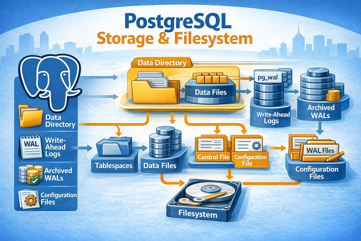 蓝象十日谈·第二日_2.4Postgresql的物理架构